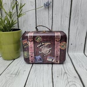 Girl Scout 100 Year Anniversary Lunch Box Tin Suitcase Design 2012